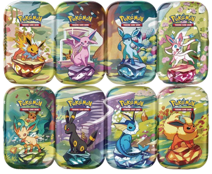 Prismatic Evolutions Mini Tin