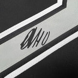 Framed Facsimile Autographed Artemi Panarin 35x39 Los Angeles Black Reprint Laser Auto Hockey Jersey