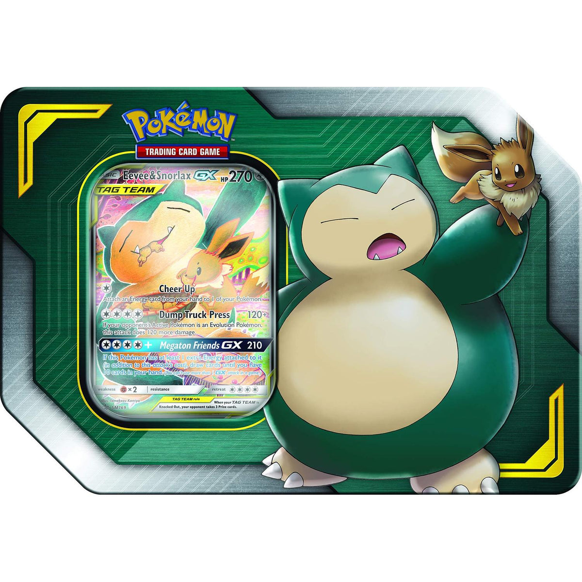 Pokemon: Tag Team Tin [Eevee & Snorlax Gx]