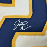 Framed Facsimile Autographed Jacob Misiorowski 35x39 Milwaukee Cream Reprint Laser Auto Baseball Jersey