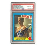Dolph Lundgren Signed Ivan Drago 1985 Topps #34 Trading Card PSA/DNA Gem MT 10