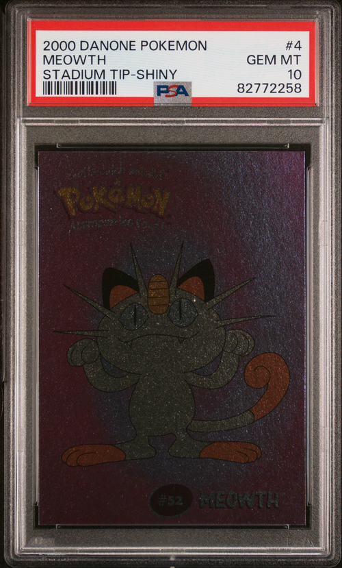 PSA 10 Meowth Stadium Tip-Shiny