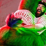 The Phillie Phanatic & Jason Kelce “Best Friends” Triple Autograph