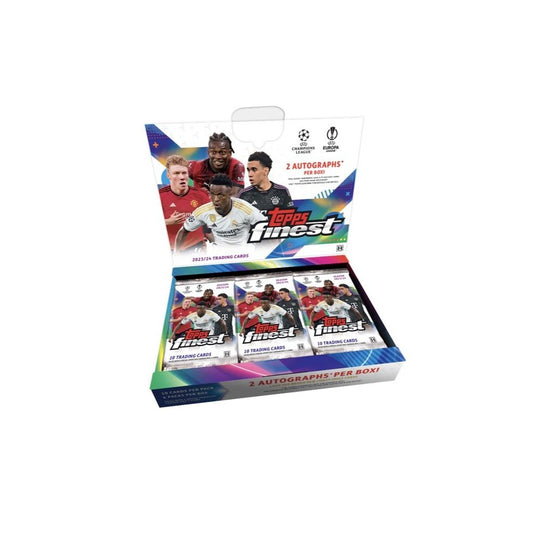 2023-24 Topps Finest Uefa Club Competitions Soccer Hobby Box