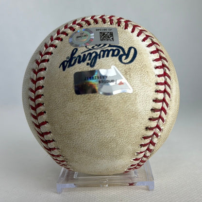 Manny Machado MLB Game Used Triple Career Hit 814 Triple 9 08/13/17