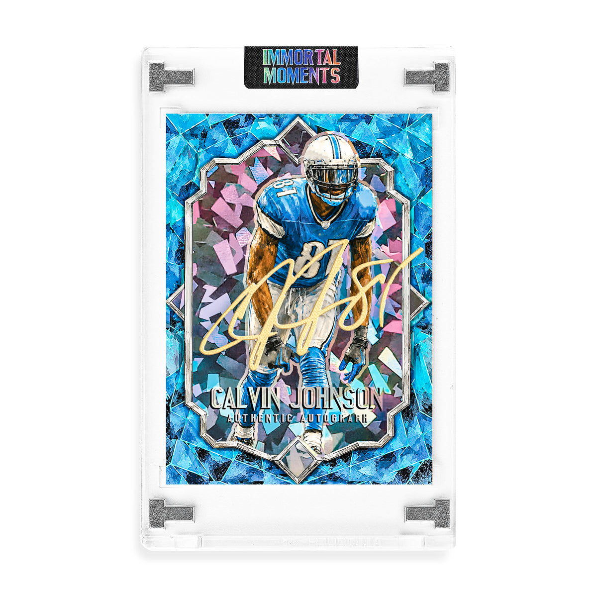 IMMORTAL MOMENTSTM National Gems Calvin Johnson Collectible