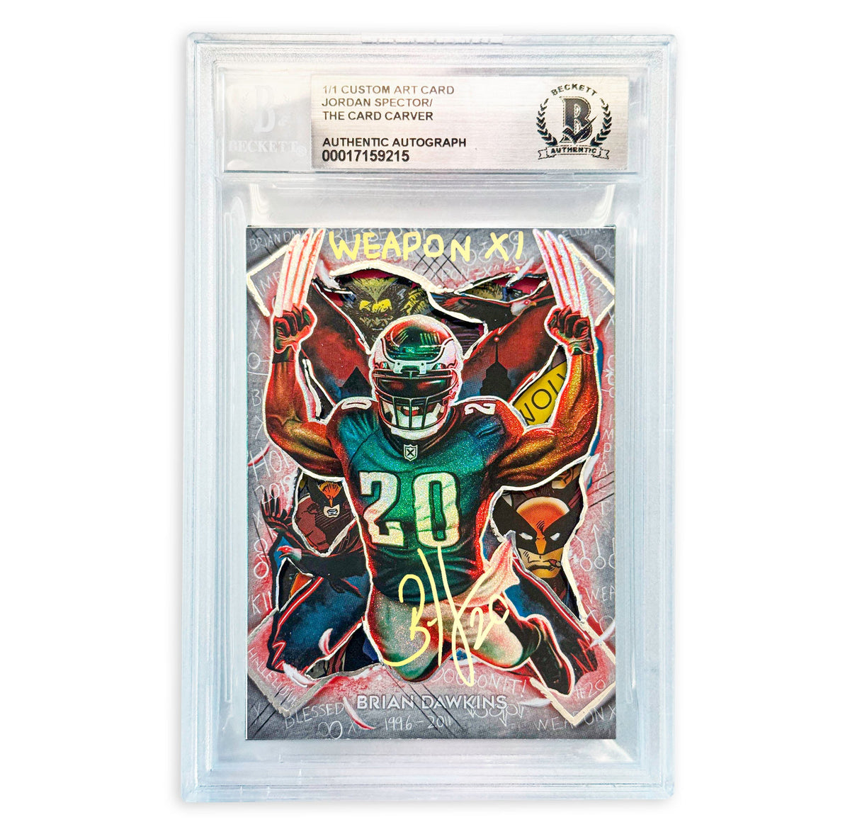 SPECTOR X CARD CARVER | IMMORTALSTM "RELENTLESS-X" ONE OF ONE 3D TRADING CARD