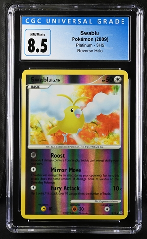 Swablu Sh5 Reverse Holo - Platinum - 2009 Pokemon - CGC 8.5