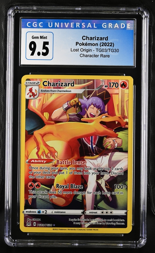Charizard Tg03/Tg30 Lost Origin - 2022 Pokemon - CGC 9.5