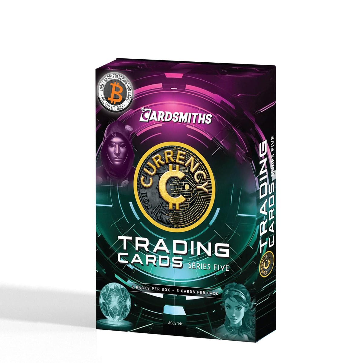 Currency Series 5 Trading Cards Collector Box Master Case | 48 Boxes