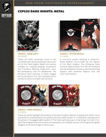 Cryptozoic Entertainment - 2024 Czplus Dark Nights Metal Trading Cards