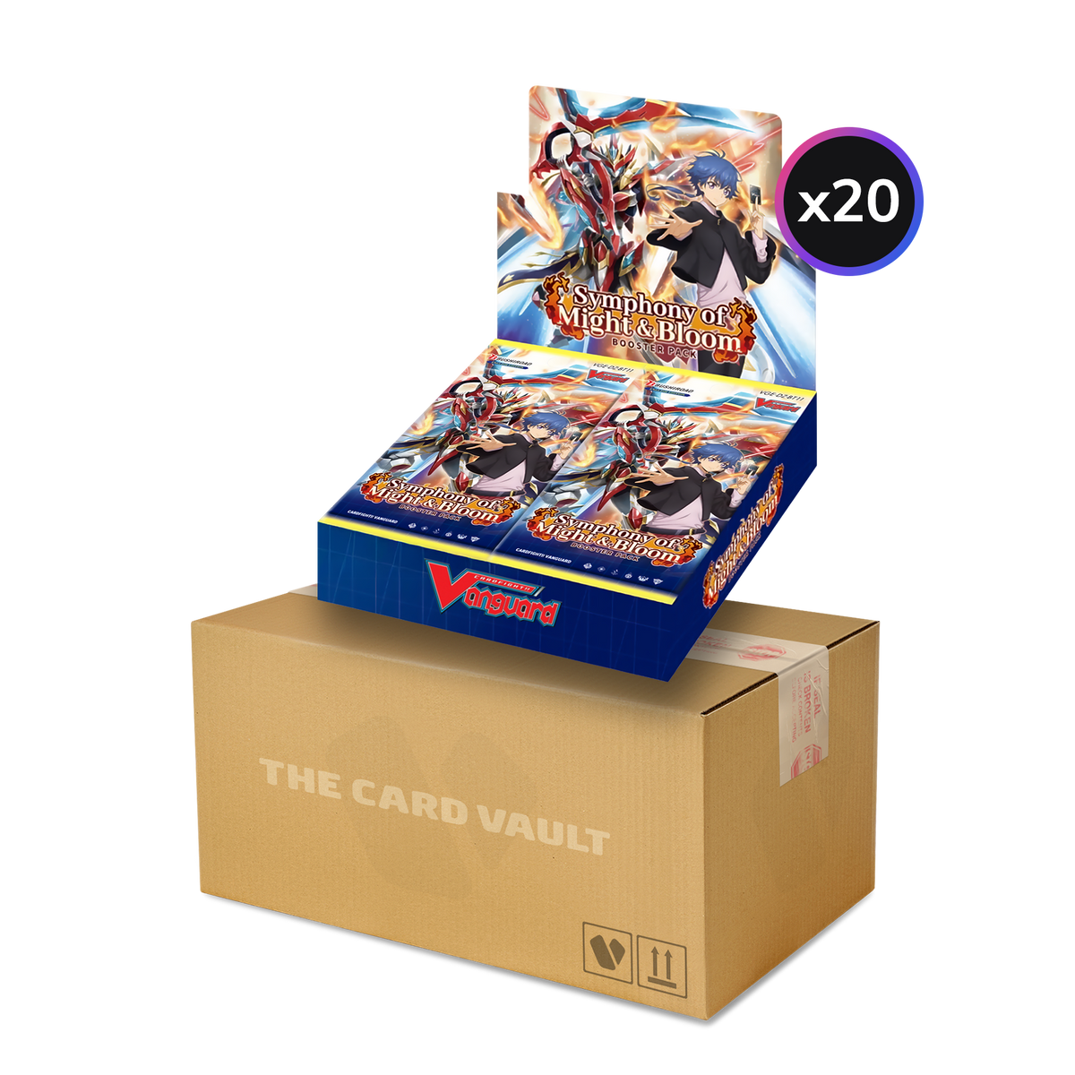 Cardfight!! Vanguard - Symphony Of Might & Bloom - Display Case (20X Booster Boxes)