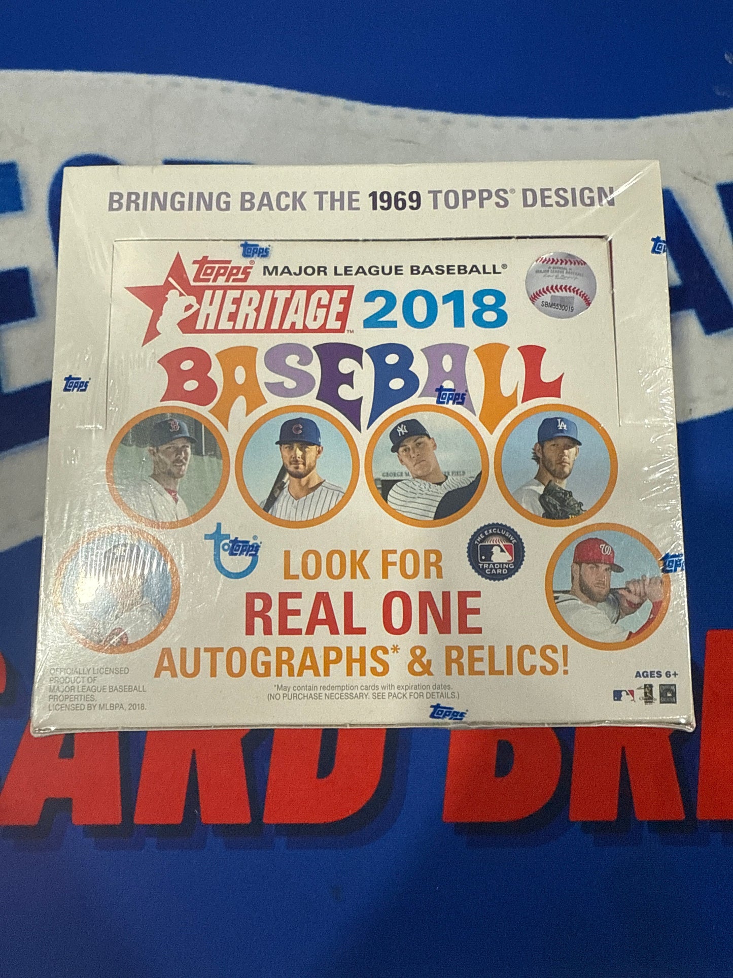 2018 Topps Heritage 24-Pack Retail Box