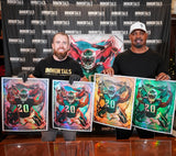 IMMORTALSTM BRIAN DAWKINS "RELENTLESS" LEGACY FINE ART EDITION – DUAL AUTOGRAPH