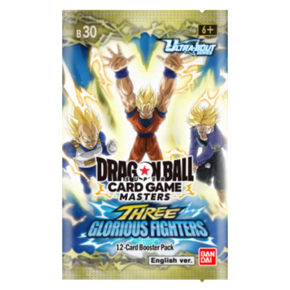 Dragon Ball Super Cg Masters - Ultra-Bout Series Set 03 - Three Glorious Fighters - (B30) - Booster Box (24X Packs)