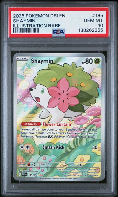 Shaymin 185/182 - Destined Rivals - 2025 Pokemon - PSA 10