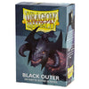 Dragon Shield Sleeves: Standard Matte Outer Sleeves - Black 100CT