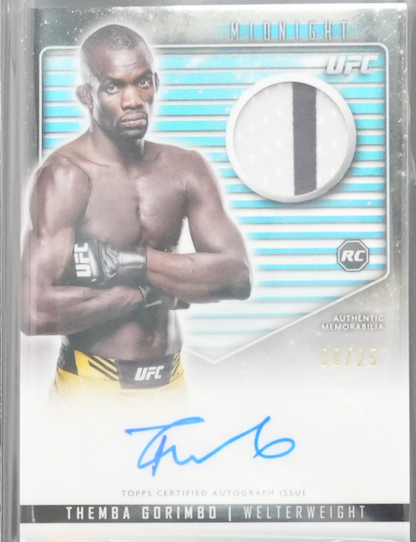 2024 Topps Midnight UFC - Themba Gorimbo - Moonrise Rpa /25