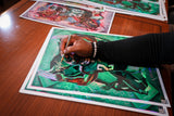 IMMORTALSTM BRIAN DAWKINS "RELENTLESS" LEGACY FINE ART EDITION – DUAL AUTOGRAPH