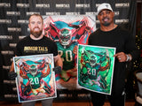IMMORTALSTM BRIAN DAWKINS "RELENTLESS" LEGACY FINE ART EDITION – DUAL AUTOGRAPH