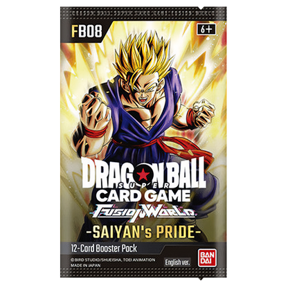 Dragon Ball Super Cg Fusion World - Saiyan's Pride (Fb08) - Booster Box (24X Packs)