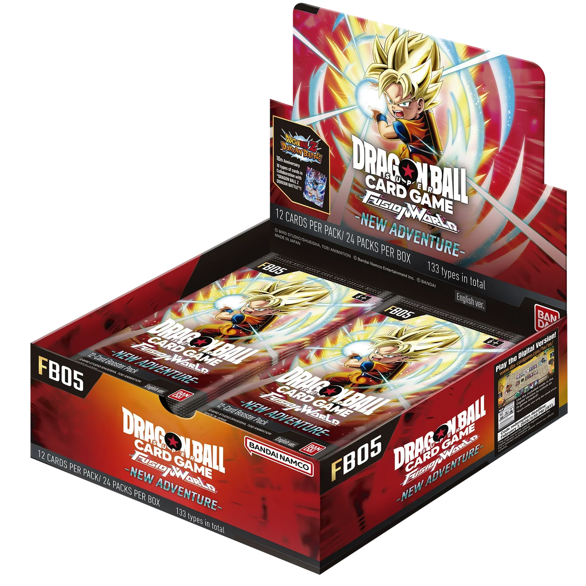Dragon Ball Super Cg Fusion World - New Adventure (Fb05) - Booster Box (24X Packs)