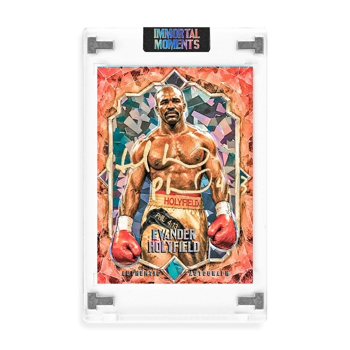 IMMORTAL MOMENTSTM National Gems Evander Holyfield Collectible