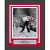 Framed Autographed/Signed Bobby Bob Knight Chair Throw Indiana Hoosiers 16x20 College Basketball Photo Beckett BAS COA