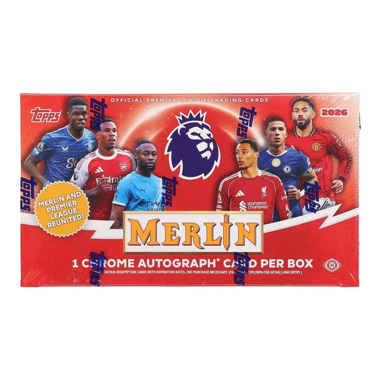 2025/26 Topps Merlin Premier League Epl Soccer Hobby Box