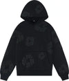Denim Tears Cotton Wreath Hooded Sweatshirt 'Black Monochrome'