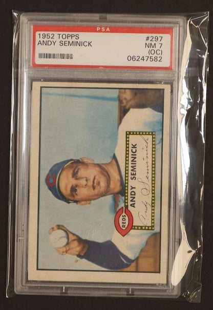 1952 Topps #297 Andy Seminick PSA 7 Oc 06247582