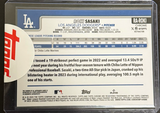 2025 Topps Chrome - Roki Sasaki RA-ROKI - Silver Rookie Auto /499
