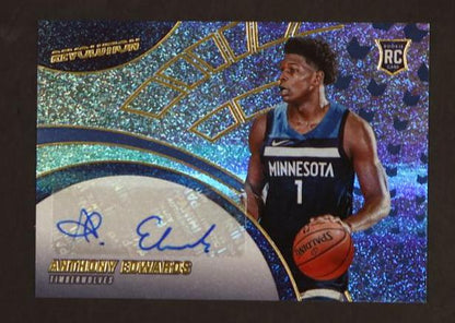 2020-21 Panini Revolution Rookie Autographs Anthony Edwards #Ra-Ae Rc Auto