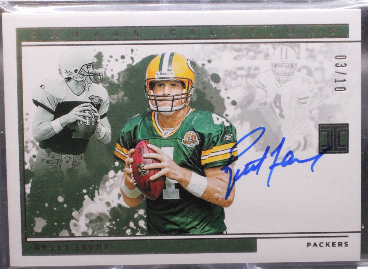 2020 Panini Impeccable Football - Brett Favre Cc-Bf - Canvas Creations /10