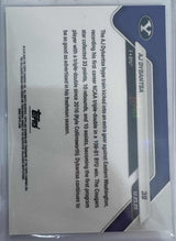 2025 Topps Bowman U Now AJ Dybantsa #39 Gold Foil /50 BYU Cougars Rookie RC Basketball Card