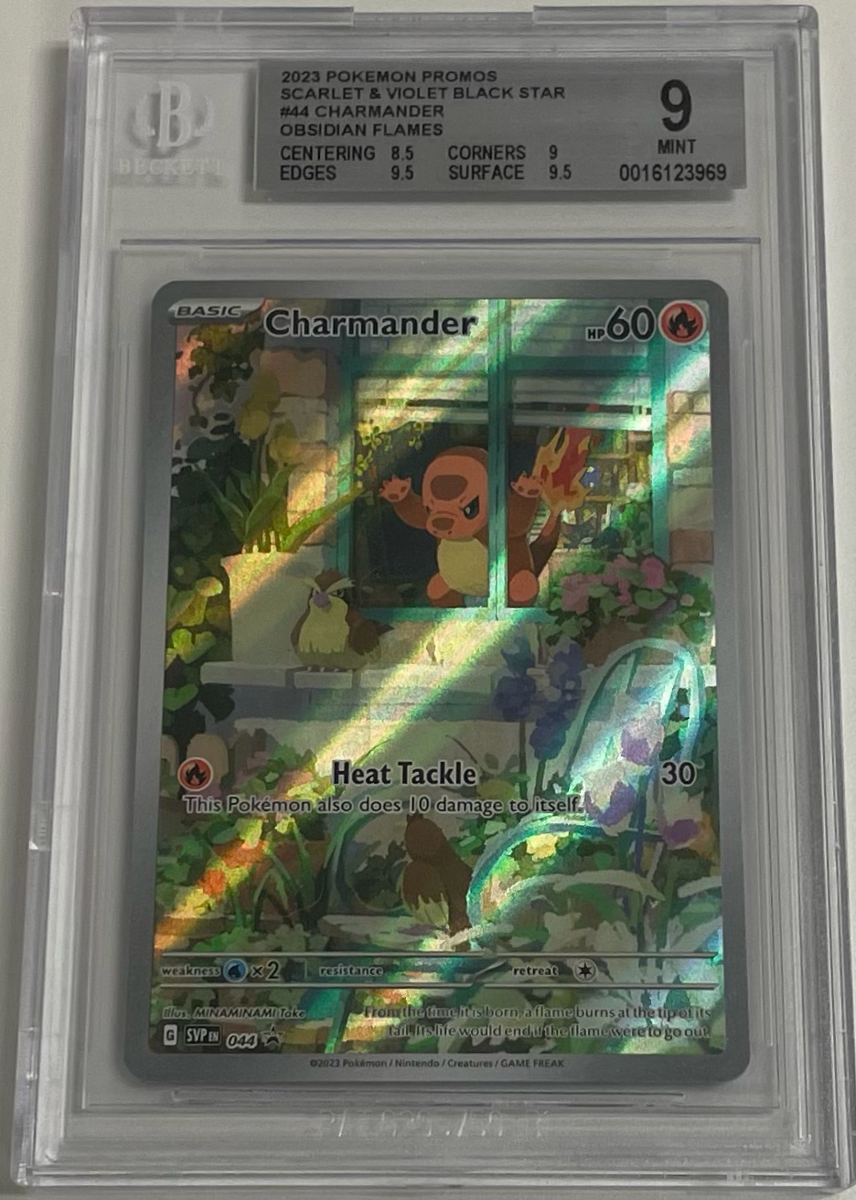 Charmander 044 - Scarlet & Violet Promo - 2023 Pokemon - BGS 9