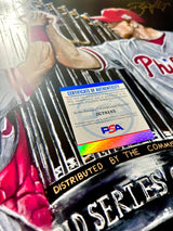 Phillies "Dynamic Duo" Brad Lidge & Carlos Ruiz Dual Autograph