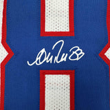 Framed Facsimile Autographed Andre Reed 35x39 Buffalo White Reprint Laser Auto Football Jersey