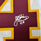 Framed Facsimile Autographed John Riggins 35x39 Washington White Reprint Laser Auto Football Jersey