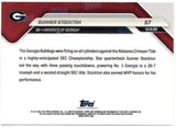 2025 Topps Bowman U Now Gunner Stockton #57 Red Foil /5 Georgia Bulldogs Rookie RC Football Card