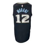 Ja Morant Signed Memphis Grizzlies Black Nike Swingman Jersey BAS
