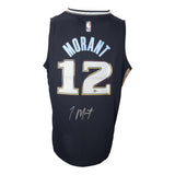 Ja Morant Signed Memphis Grizzlies White Fanatics Basketball XL Jersey BAS