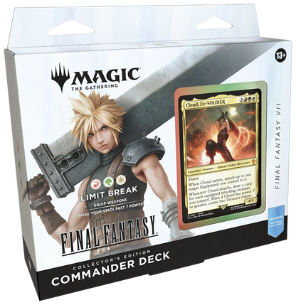 Magic: The Gathering - Universes Beyond - Final Fantasy - Collector Commander Deck - Cloud, Ex-Soldier