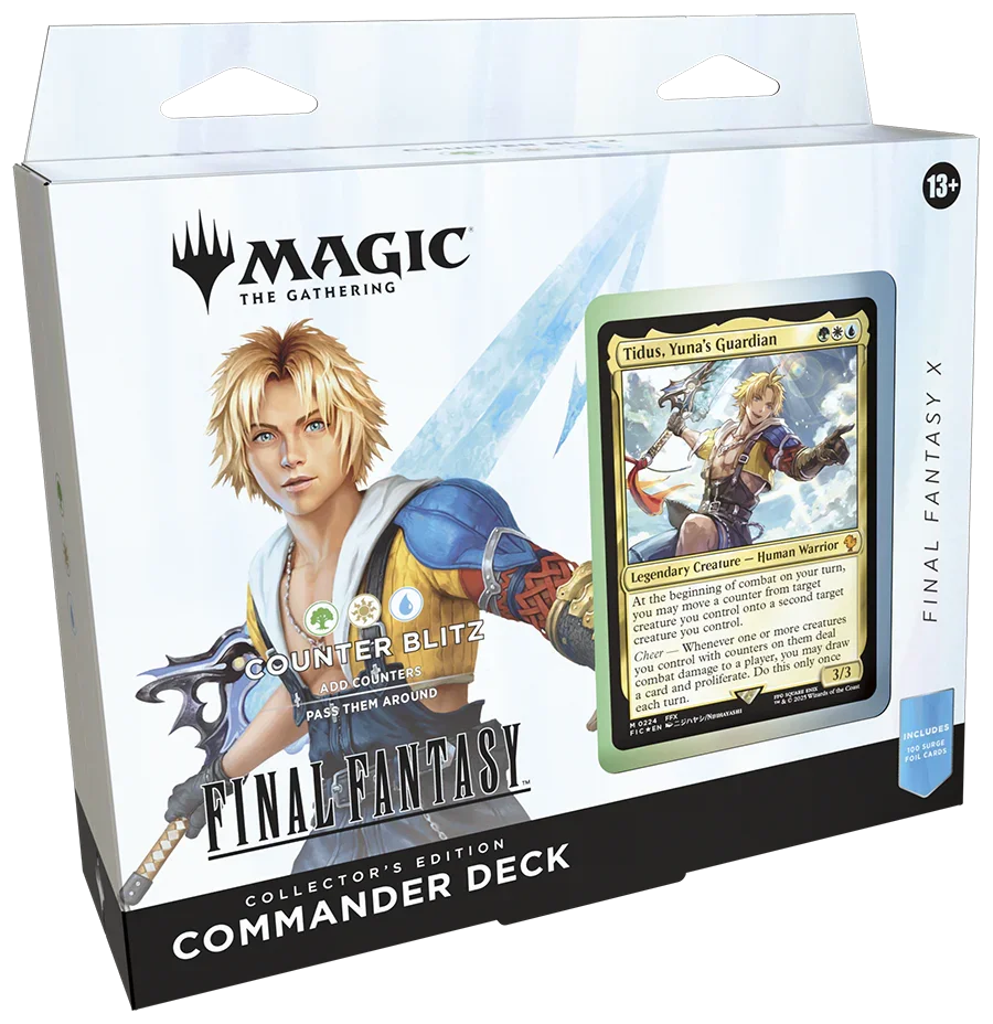 Magic: The Gathering - Universes Beyond - Final Fantasy - Collector Commander Deck - Tidus, Yuna's Guardian