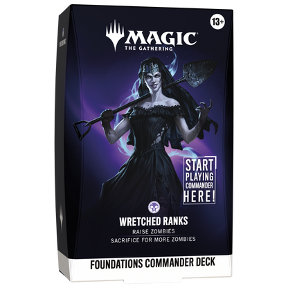Magic: The Gathering - Reality Fracture - Foundations Commander Deck - Bundle