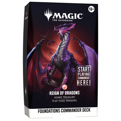 Magic: The Gathering - Reality Fracture - Foundations Commander Deck - Bundle