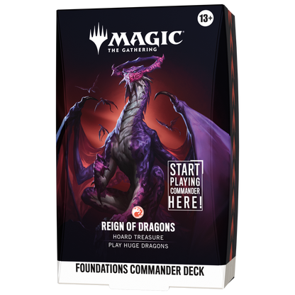 Magic: The Gathering - Reality Fracture - Foundations Commander Deck - Bundle