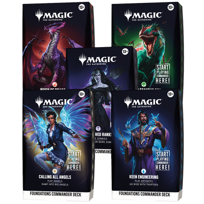 Magic: The Gathering - Reality Fracture - Foundations Commander Deck - Bundle