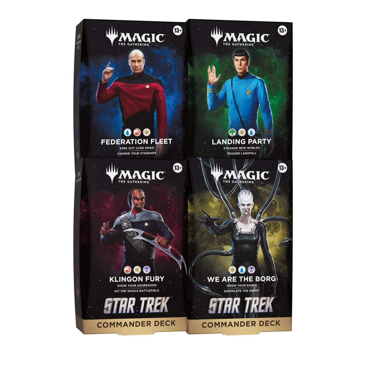Magic: The Gathering - Star Trek - Commander Deck - Bundle