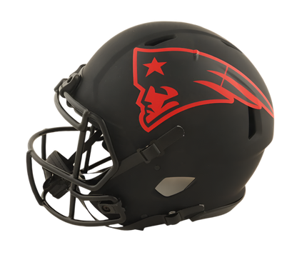 Mac Jones Autographed Signed Patriots Full-Size Authentic Eclipse Alternate Speed Helmet Inscribed "2021 15Th Pick" (Beckett & Jsa)